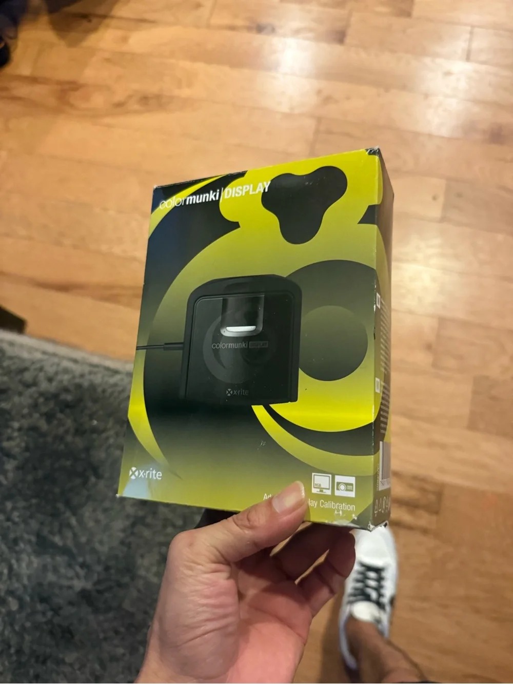 X-Rite ColorMunki Display Colorimeter - Black/Yellow Box photography photo edit